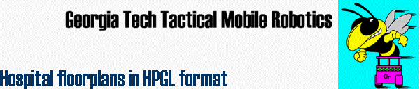 Hospital floorplans in HPGL format