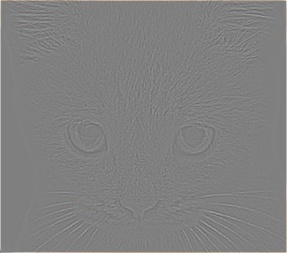 High pass filter (alternative) output