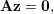 Az = 0,