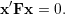′
xFx = 0.
