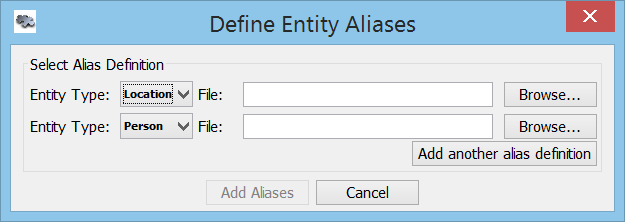 Define Entity Alias