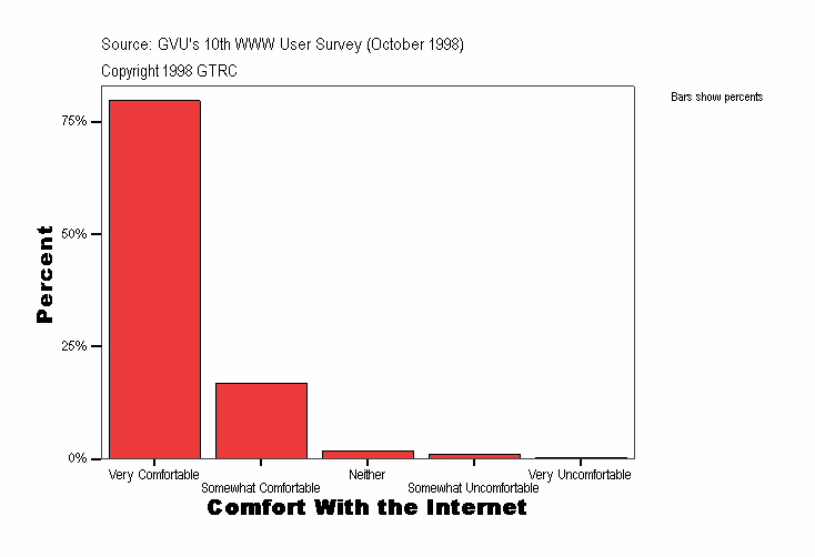 Comfort With the Internet