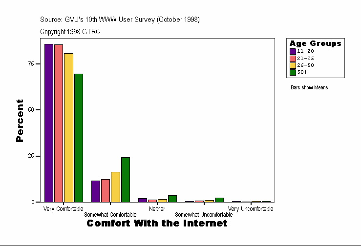 Comfort With the Internet