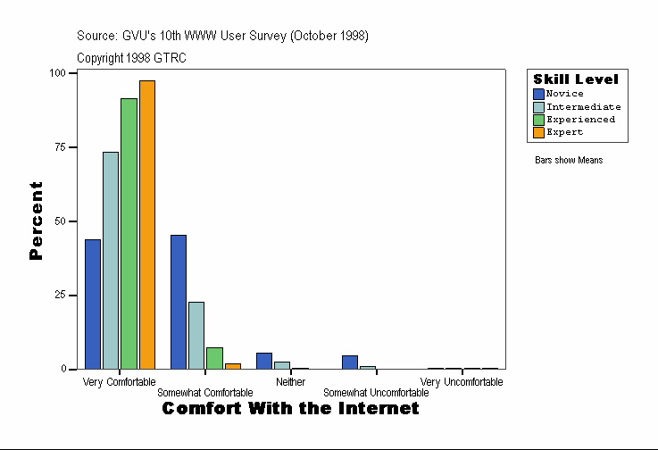 Comfort With the Internet