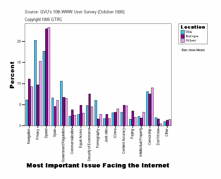 Most Important Issue Facing the Internet